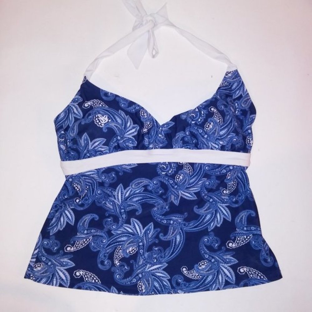 Basic Editions Swim Tankini Top - Picture 6 of 7